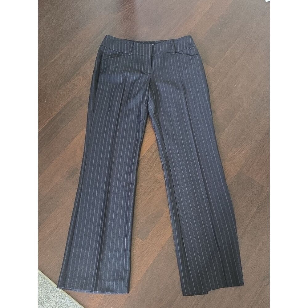 Women’s Navy Pinstripe Dress Pants